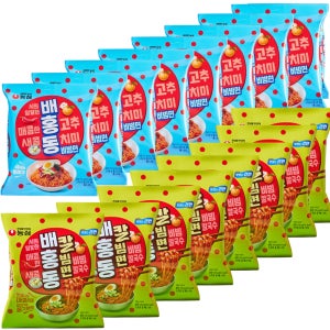 농심 배홍동 비빔면 137g 8개 + 칼빔면 128g 8개