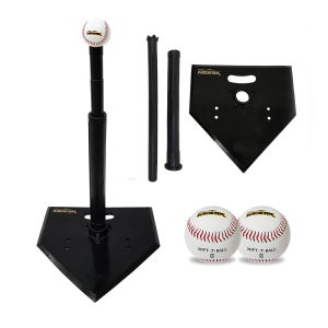 야구타격연습 K5 티볼대+안전야구공 2개 어린이 성인 타자 배팅티