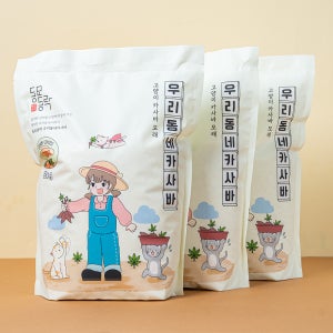 동묘동락 우리동네 고양이 카사바 모래 3kg X 3개
