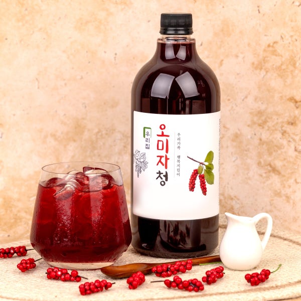우리집 오미자청 오미자원액 오미자차 1000ml