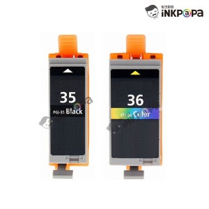 캐논 PGI-35BK CLI-36CL 재생(호환)잉크 검정 칼라 SET