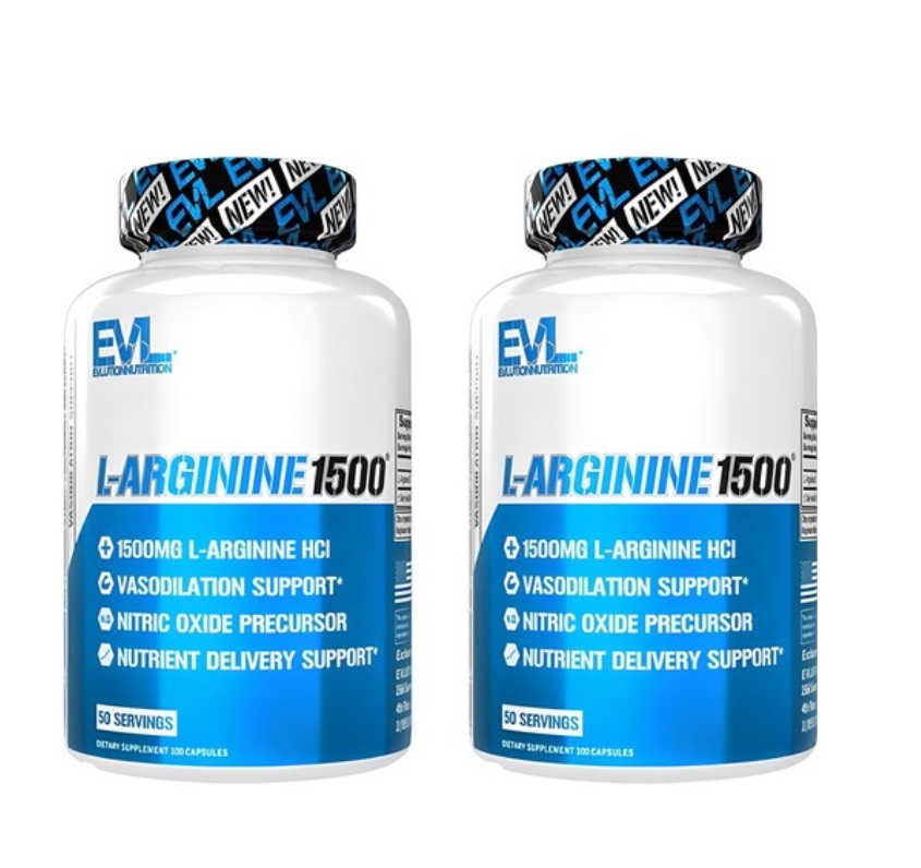 1+1 EVL 에볼루션 <b>L</b> ARGININE <b>1500</b> 엘 <b>아르기닌</b> 100캡슐 2개