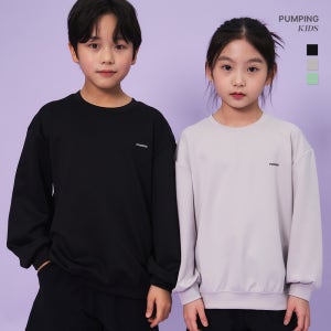 펌핑키즈 기능성 아동 맨투맨 운동 긴팔 국내생산
