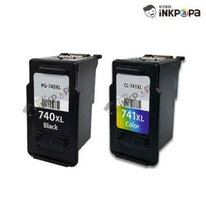 캐논 PG-740XL CL-741XL 재생(호환)잉크 검정 칼라 SET