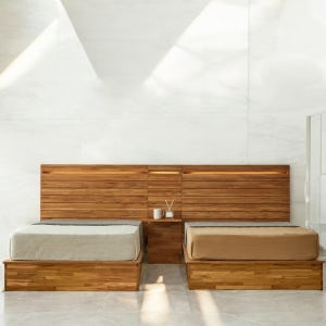 부부 트윈침대 안방 벙커 수납형 침대SS 2개+보조