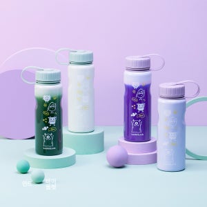락앤락 스쿨핏 스위치컬러 스테인리스 물병 500ml