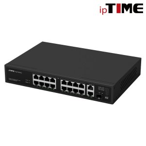 ipTIME POE1603Q 16포트 PoE 100Mbps 스위칭허브 200W VLAN