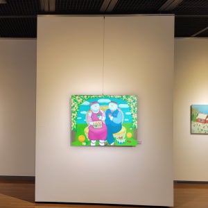 사랑가득 가정의달선물 가족그림 유명화가 유화 거실액자 주문작품 30호