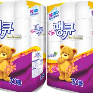 1+1뉴땡큐 3겹30롤 두루마리 화장지 15m 휴지
