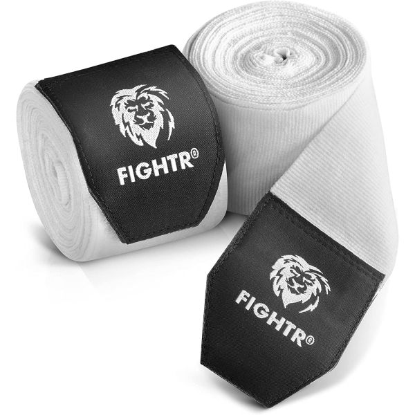 FIGHTR® 복싱, MMA, 무에타이, 무술을 위한 160인치 반탄성 핸드 랩과 엄지 루프가 포함된 복싱 랩 pair of 160