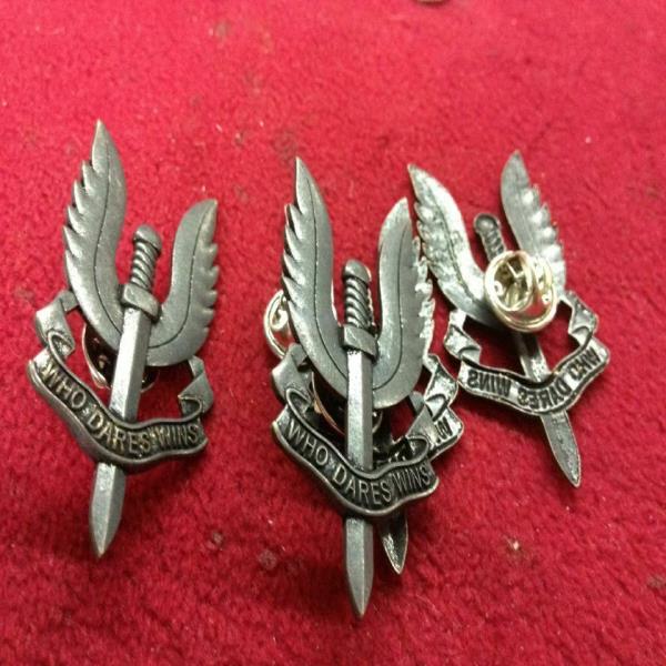 Tomwang2012 영국 특별 항공 서비스 SAS WW2 Dares Wins 메달 배지 핀 3PCs/로트