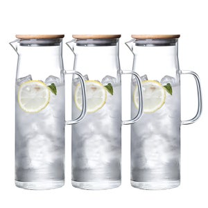 내열유리 물병 유리물병 저그 물통 1L