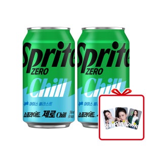 스프라이트 제로 Chill CAN 350ml 24개 + 카리나 포토카드 (옶션선택)