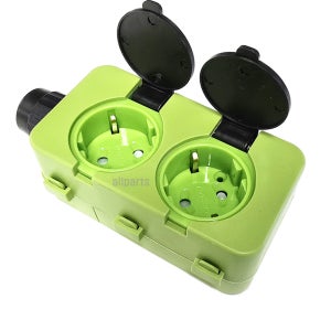 산업용 방우 2구 콘센트 고용량 노출콘센트 야외 방수콘센트 BY-50