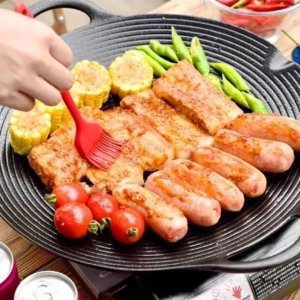 무쇠 주철 그리들 35cm 삽겹살 고기불판 캠핑그리들 전용가방 인덕션