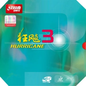 [DHS] 네오허리케인3 - 점착성 / 탁구러버 중국 점착러버 면 라바 스피드 스핀
