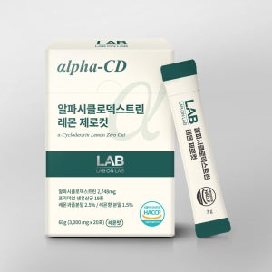 랩온랩 알파CD 알파시클로덱스트린 레몬 제로컷 알파씨디 분말 20포, 1개