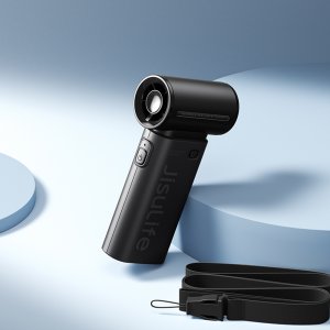 지수라이프 BLDC 휴대용 선풍기 무선 손풍기 Life9 차콜 블랙 (5000mAh)