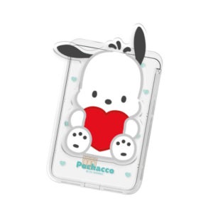 산리오 맥세이프 카드지갑 그립 톡홀더 투명 일체형 포차코 하트
