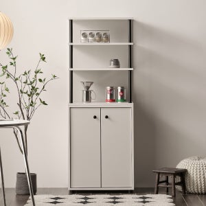 아카드 부엌장 주방 키큰장 장식장 상부장 홈카페 그릇 주방 미니 수납장 600