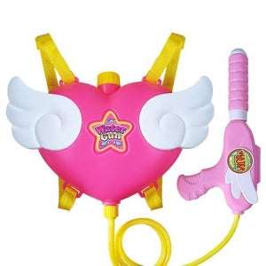 에프비존 천사 배낭물총 여름 물놀이 대용량 물통 펌프식