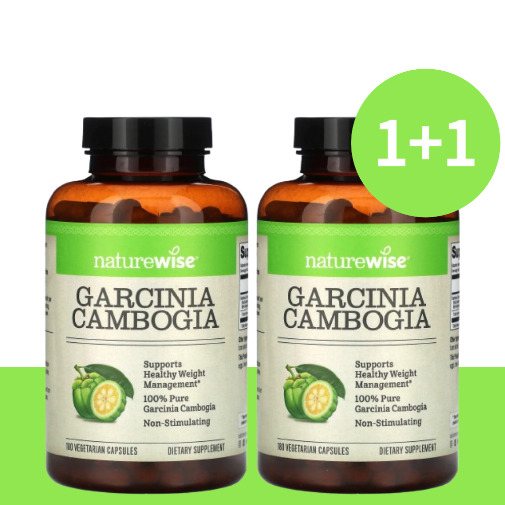 네이처와이즈 가르니시아 <b>가르시니아 캄보지아</b> 베지캡슐 180정(1+1)
