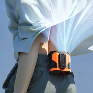 휴대용 아웃도어 허리걸이 선풍기 스마트 허리걸이 선풍기 야외 전신 냉각 신기