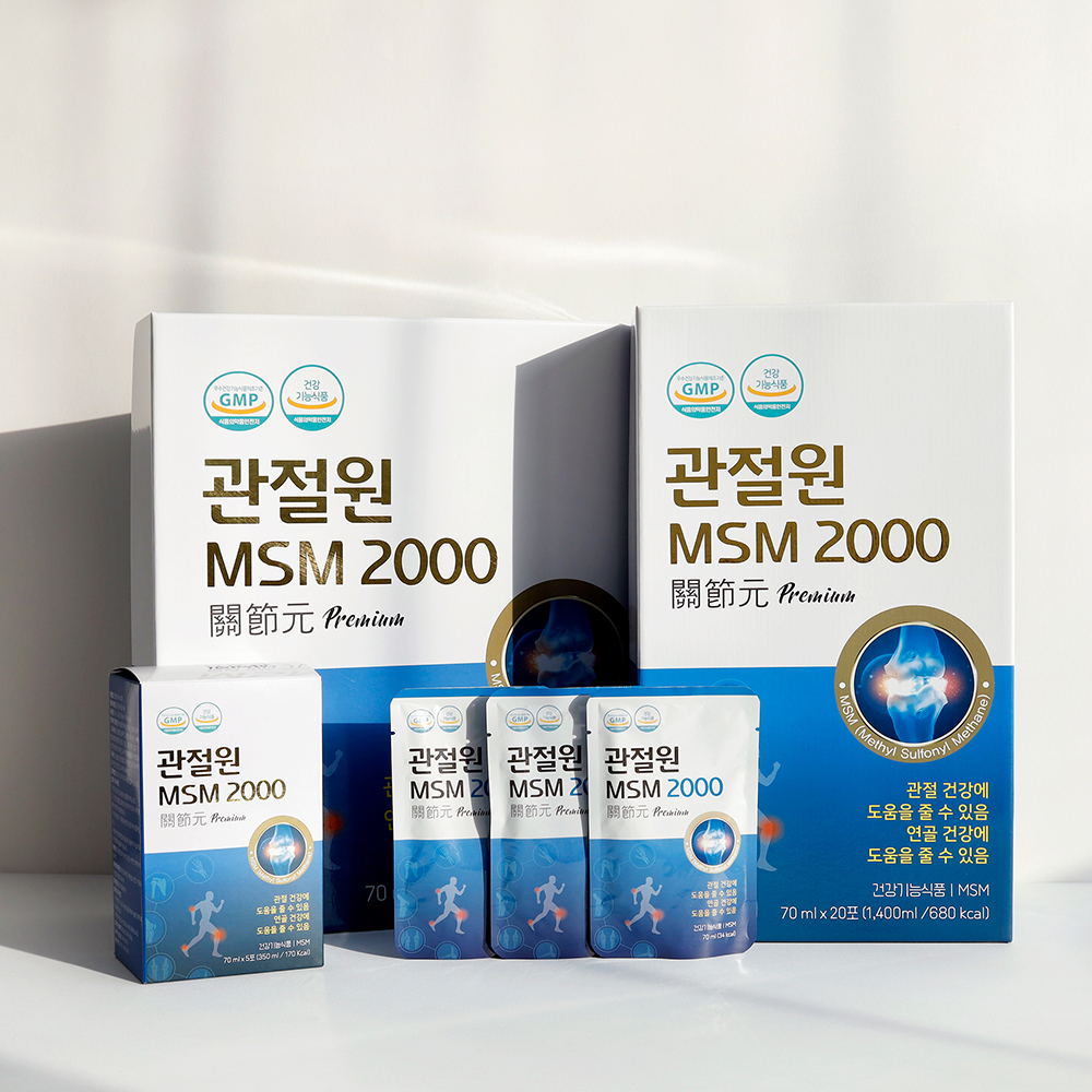 관절원 무릎 연골 부모님 선물 마시는 영양제 MSM 2000 30포, 1개