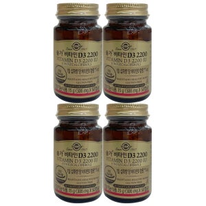 솔가 비타민D3 2200IU 300mg x 50캡슐 4개