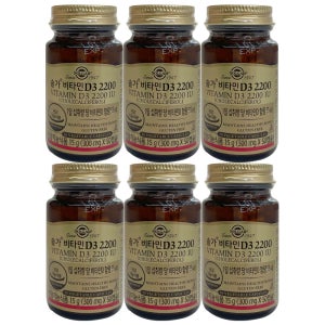 솔가 비타민D3 2200IU 300mg x 50캡슐 6개