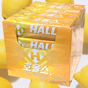 호올스 스틱 허니레몬 27.9g 20개 사탕 캔디 대용량 기침캔디 금연사탕