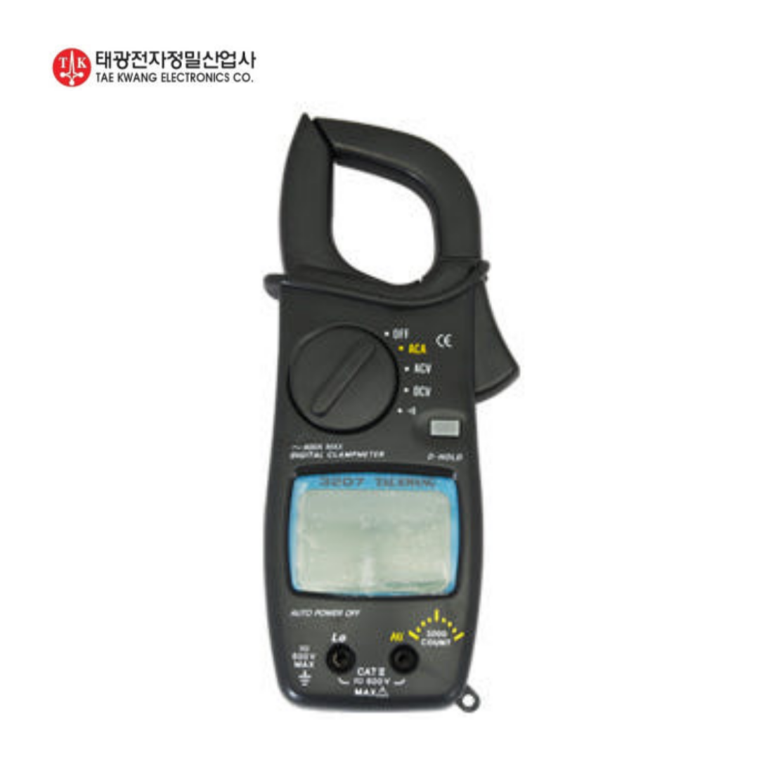 국산 태광 디지털 클램프미터 테스터기 TK-3207 후쿠메다 후쿠미터 측정 계측