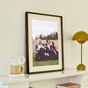 우드로하우스 고급 애쉬우드 라운드 액자 대