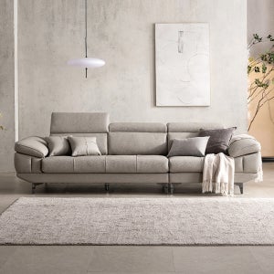 보루네오 벤티 이태리산 천연소가죽 소파 4인