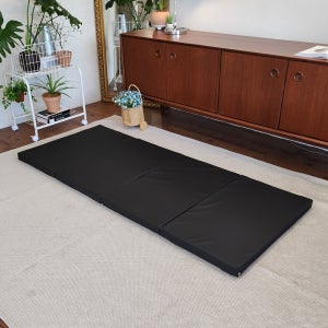 4단 싱글 접이식 레자 매트리스