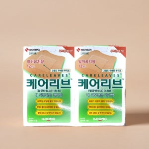 일본 대일밴드 케어리브 반창고 밴드 발뒷꿈치형 12개입 2개