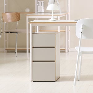 아르티 미니서랍장 폭좁은 틈새 작은 서랍장 300x395x615mm, 3단, 그레이