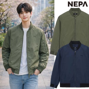 네파자켓 남성 로아 봄버 블루종 바람막이 윈드자켓