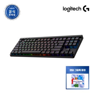 [토이스토리굿즈증정] 로지텍코리아 공식 G515 LIGHTSPEED TKL 무선 게이밍키보드 블랙, 갈축