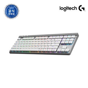 [슈퍼적립] 로지텍코리아 공식 G515 LIGHTSPEED TKL 무선 게이밍키보드 화이트, 적축