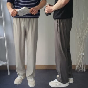 1+1 남자냉장고바지 남자와이드팬츠 아이스슬랙스 남성여름바지