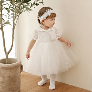 모니카 아기드레스 세트 백일 돌잔치 화동 하객패션