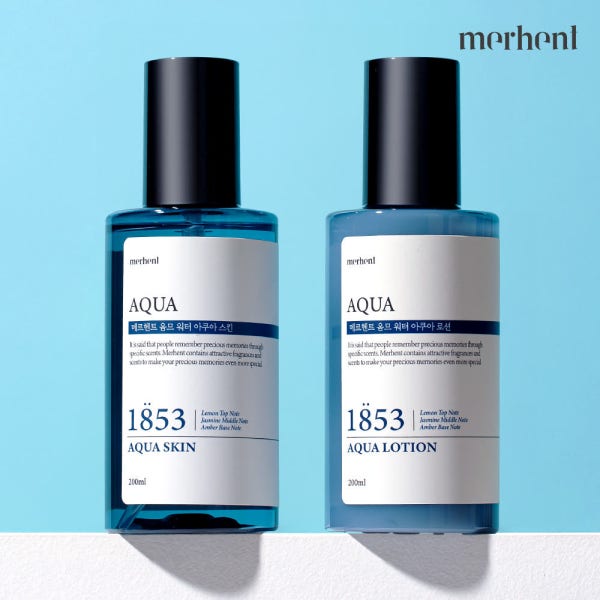 메르헨트 옴므 아쿠아 남자 스킨 로션 세트 200ml 남성 기초 화장품 수분