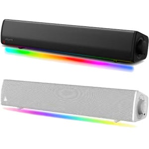 Creative 사운드 블라스터 GS3 /게이밍 RGB 사운드바 (화이트/블랙)