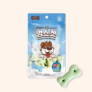 멍스켓 강아지 특식 쿠키 과자 간식 소고기&브로콜리 40g +