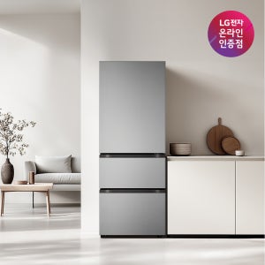 LG 디오스 오브제컬렉션 김치톡톡 Z330MPSF11 327L 1등급 (프라임실버/메탈)