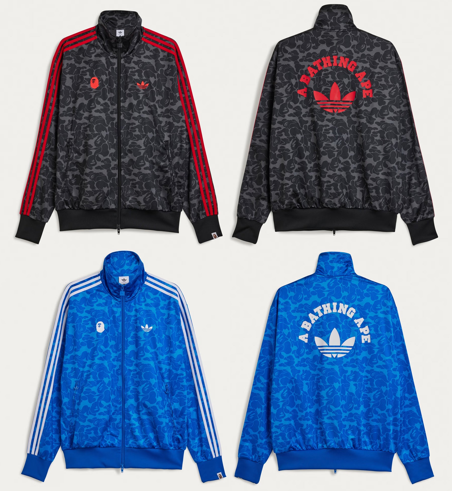 베이프 x 아디다스 트랙탑 집업 25년 4월 5일 발매