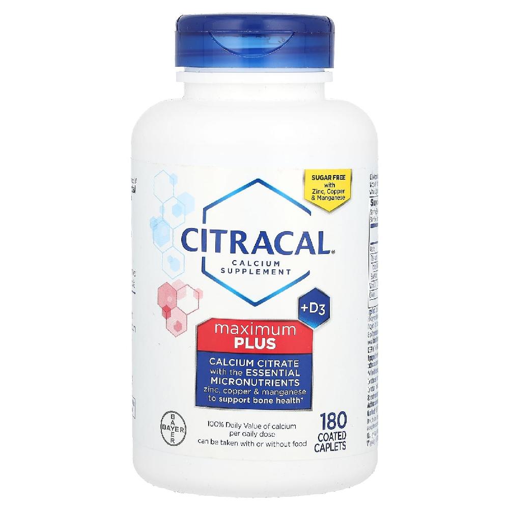 시트라칼 칼슘 맥시멈 플러스 D3 <b>Citracal</b> Maximum Plus D3 180정