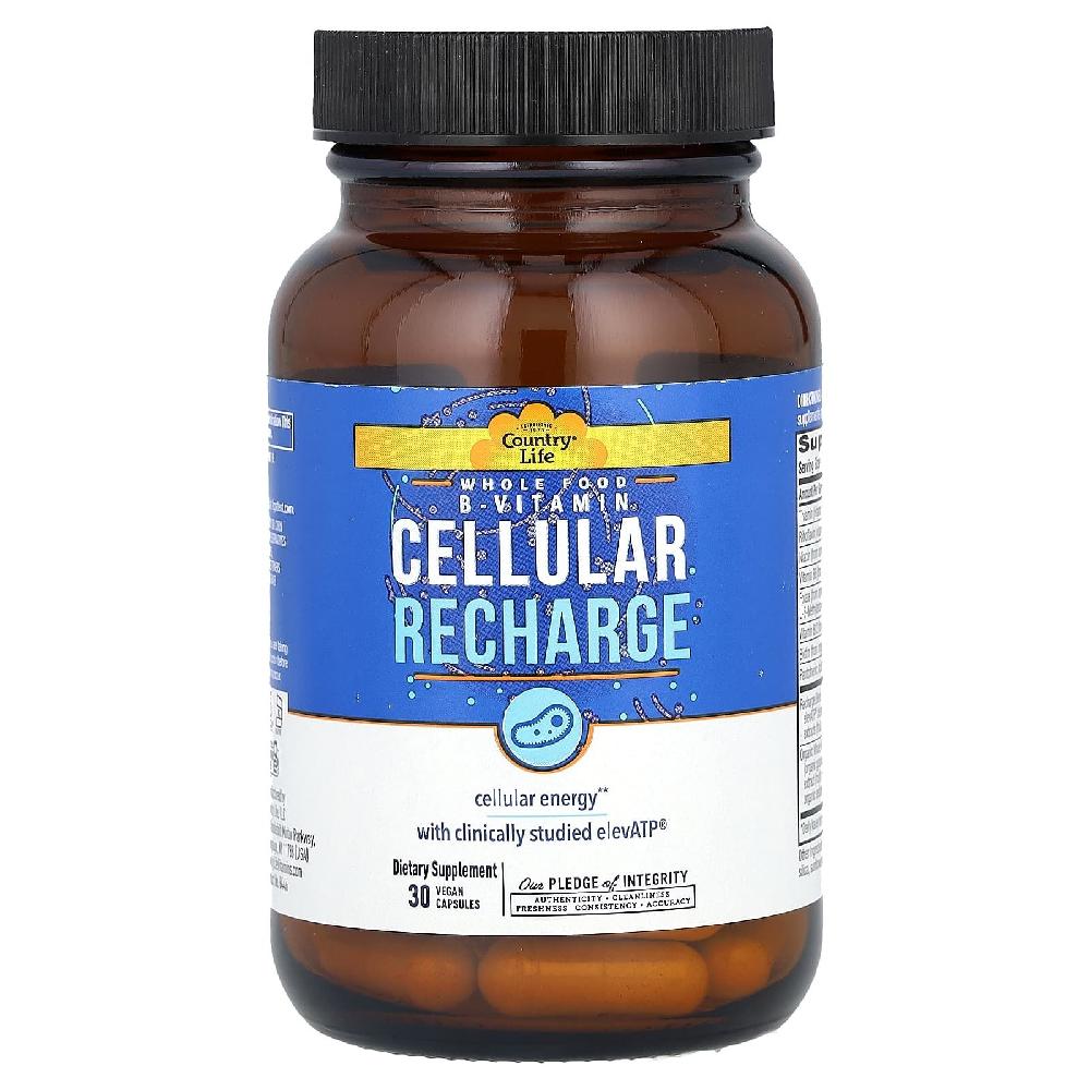 컨트리라이프 <b>셀룰러 리차지</b> Cellular Recharge 티아민 비타민b6 엽산 30정