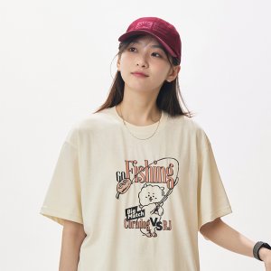 BT21 RJ 빈티지 반소매 티셔츠